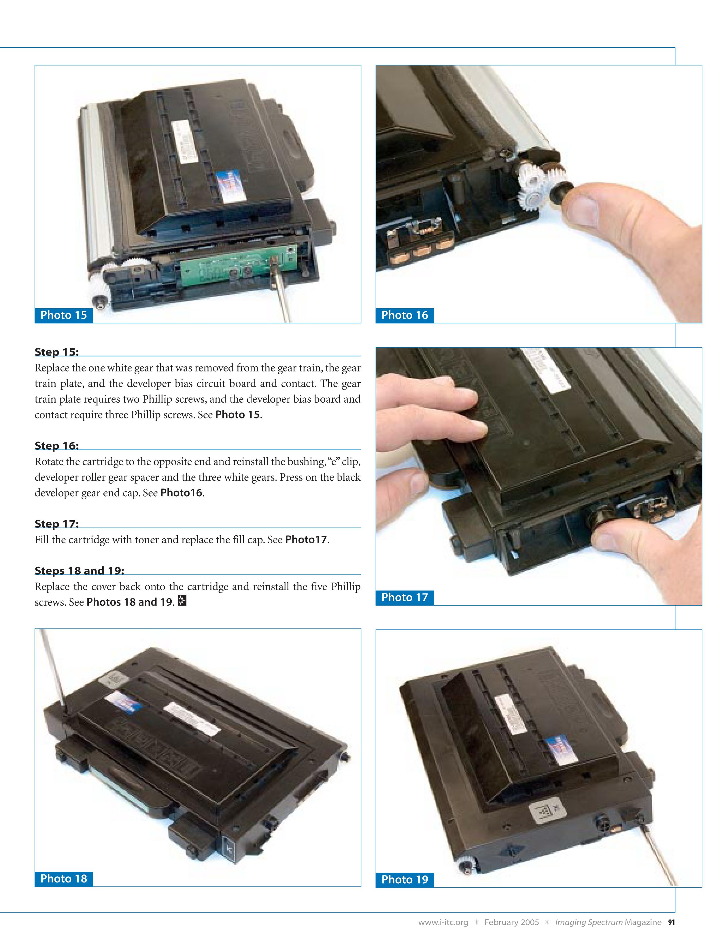 Заправка картриджа цветного Xerox 6100