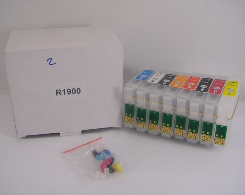 Перезаправляемые картриджи (ПЗК) для принтера Epson R1900