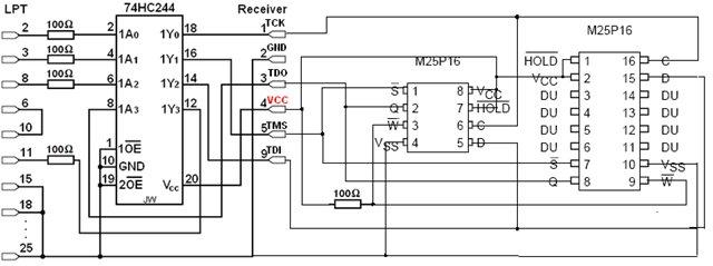 Программатор для SPI flash